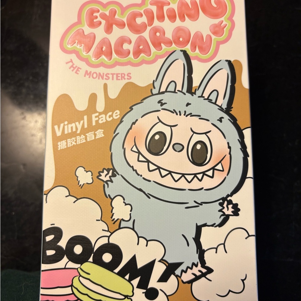 Exciting Macaron Vinyl Face Box Confirmed Sea Salt Coconut. 100% Authentic.